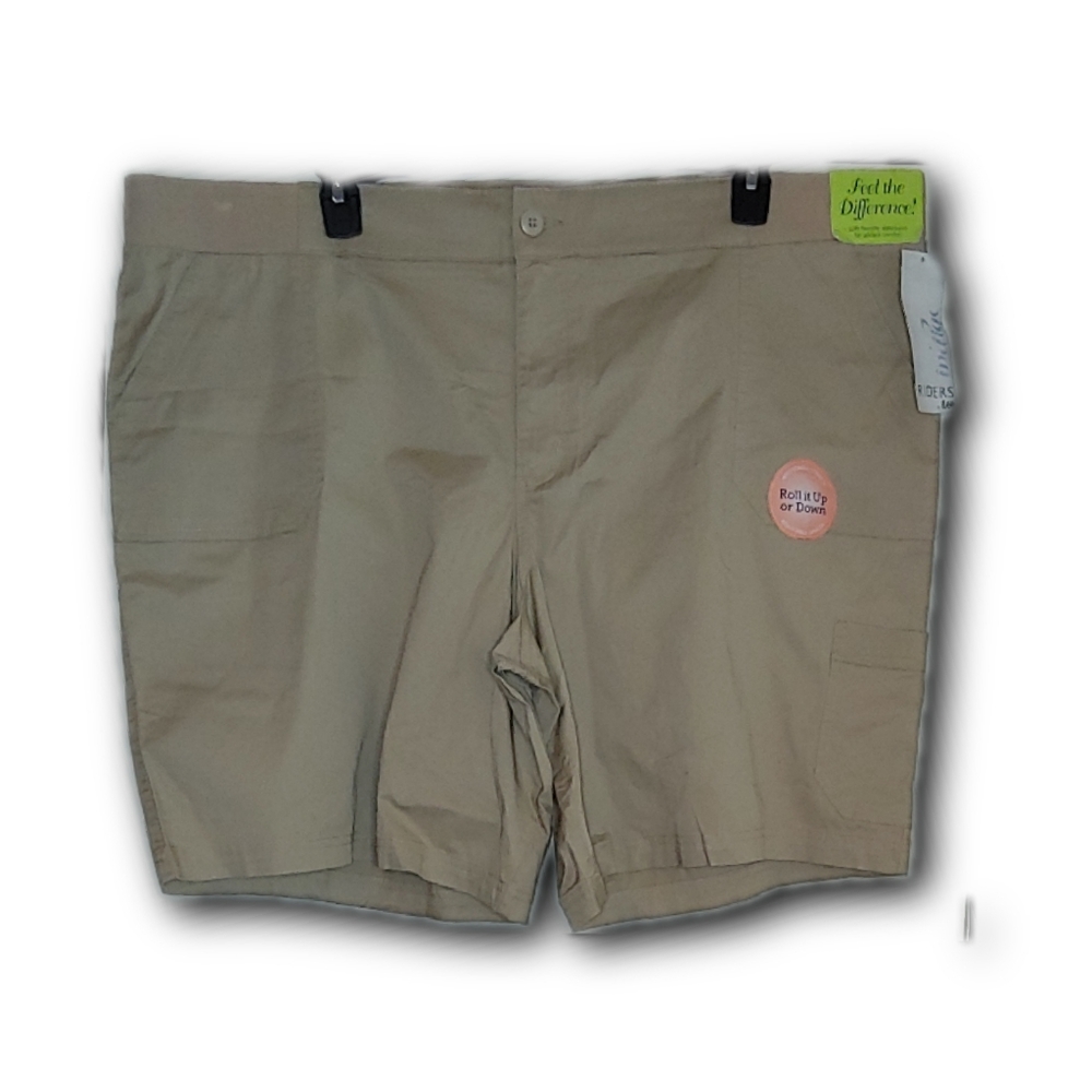 PLUS SIZE: NWT! Riders by Lee Indigo Shorts